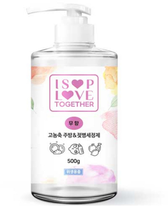 아이솝 러브 투게더 아기주방세제 500g 1개, 2개