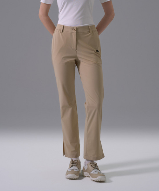 [국내매장판] 카파 KAPPA 골프 밑단트임 슬릿팬츠 여성 베이지 KPFELBP05_ 142885