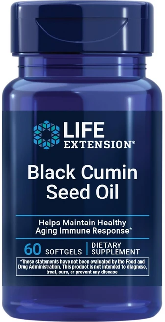 라이프익스텐션 블랙 큐민 씨드 오일 소프트젤, 60정, 1개 - 쿠팡