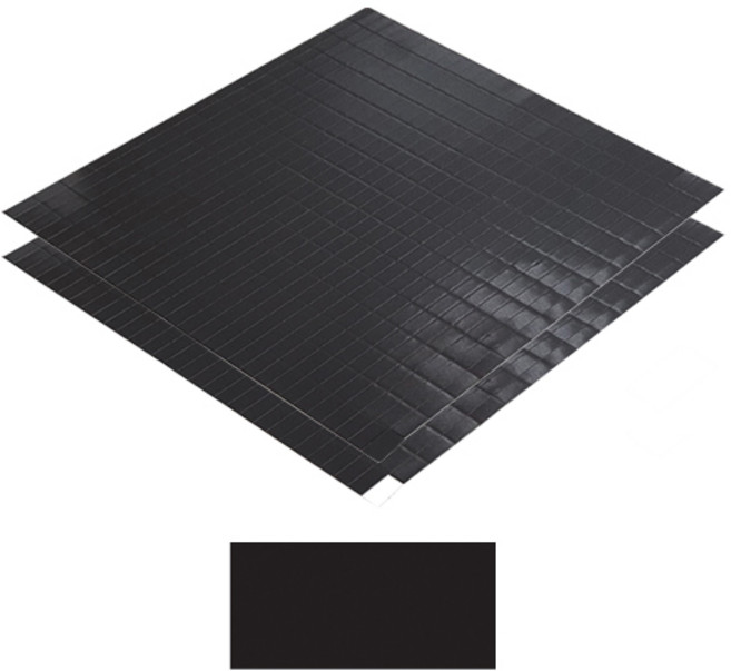 조각고무자석 300mm x 300mm x 1t, 2개, 15mm x 30mm(200조각)