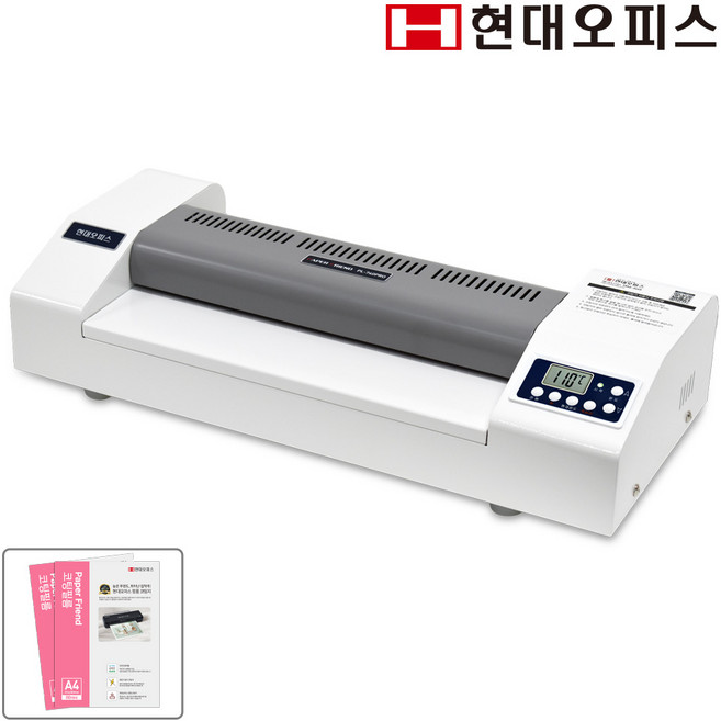 현대오피스 페이퍼프랜드 국산 A3코팅기 PL-740PRO 사무용 4롤러 코팅기계, 단품