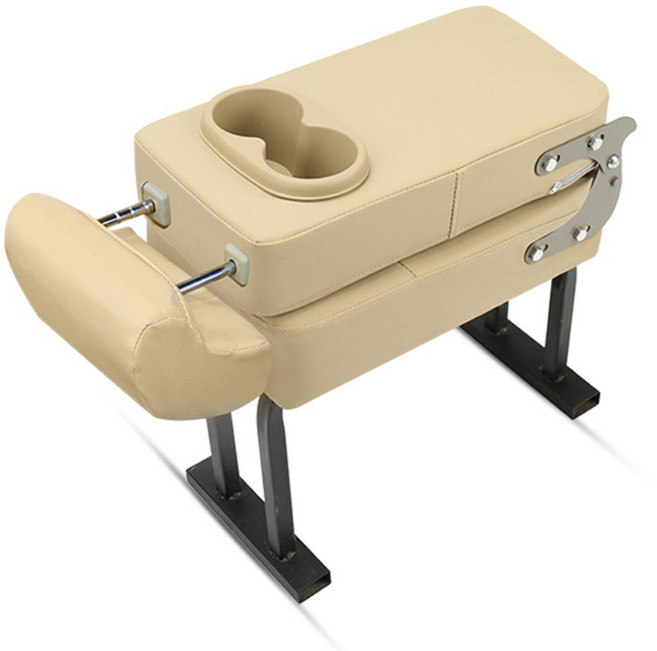 현대 기아 SUV 더 뉴 올뉴 카니발 보조 의자 시트, 좌대+등받이+찻잔자리+머리베개, 1개