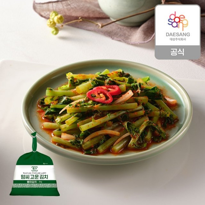 종가 맘씨고운 열무김치, 3kg, 1개