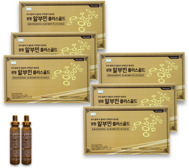 광동 알부민 플러스 골드 마시는 알부민, 180개, 20ml