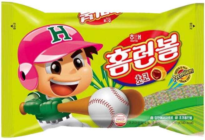 해태 홈런볼 초코, 128g, 15개