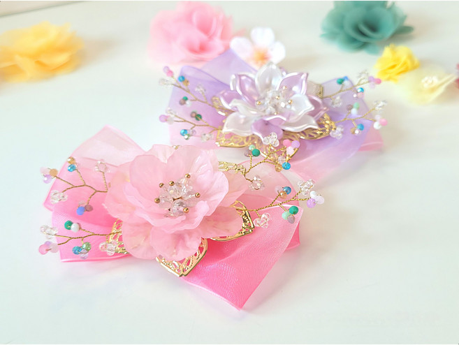 한복머리장식 명절헤어핀 배씨머리핀 명절머리장식 배씨집게핀