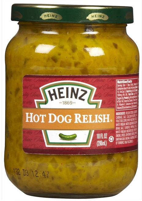 Heinz 하인즈 핫도그 렐리쉬 소스 10 fl oz(296ml), 1개, 296ml
