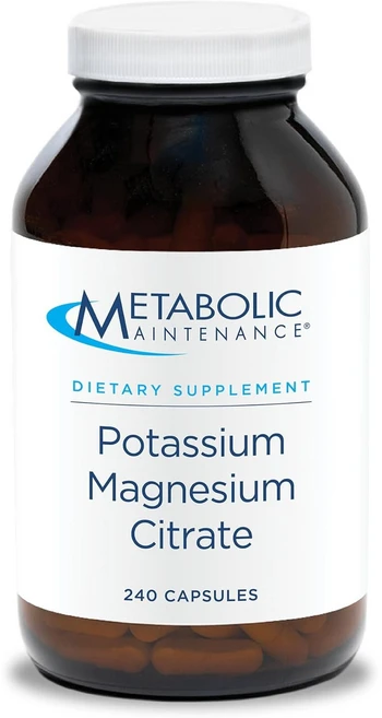 메타볼릭매인테넌스 포타슘/마그네슘 시트레이트 캡슐, 250개입, 1개, 250정 - 쿠팡
