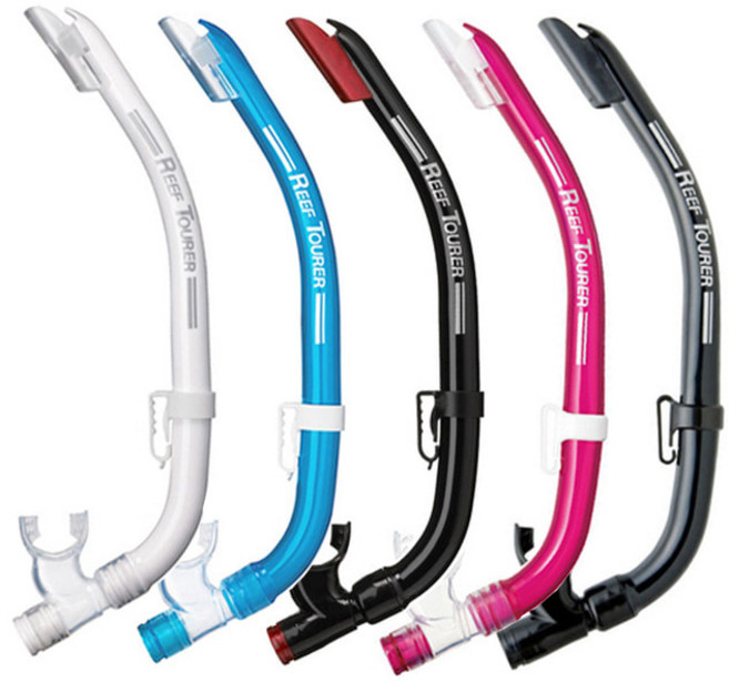 투사 리프투어러 스노클 RSP-160Q 수영강습 훈련용 강습용 호흡스노클 수영용품 실내수영, MDR
