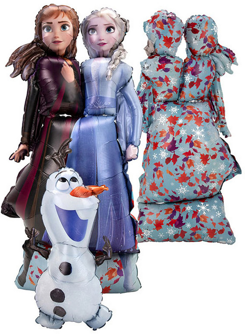 [ANAGRAM] 은박풍선 에어워커 [프로즌2 엘사 안나 올라프], 단품, 옵션선택