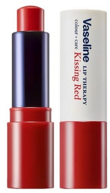 바세린 립 테라피 컬러 앤 케어, 01 키씽레드 (KISSING RED), 4.2g, 1개