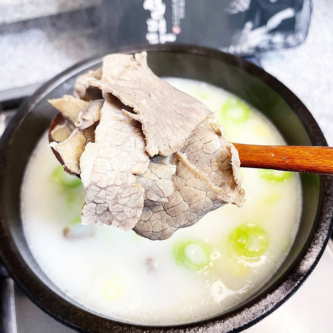 차돌양지 진한 한우육수설렁탕 600g 보양 곰탕 국물 고기 뚝배기 사골, 7개