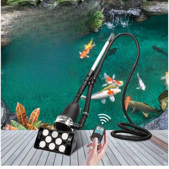 수영장바닥청소기 연못 기계 수중 흡입 풀장 이끼 양어장 목욕탕 관리 수영장 청소기 바닥 펜션, WNQ-1 리모콘예비