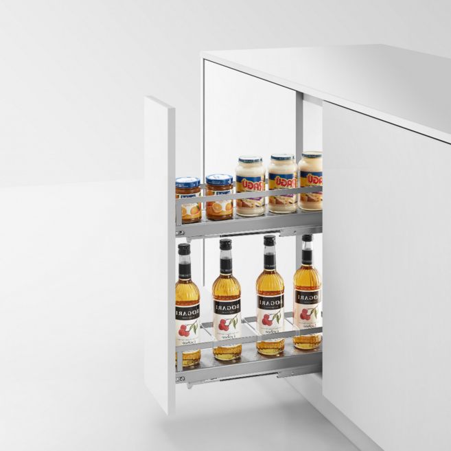 누오미 카로 풀룩스 싱크대 인출식 양념망장 틈새 슬림 양념통 정리 선반, DI-30274 200용