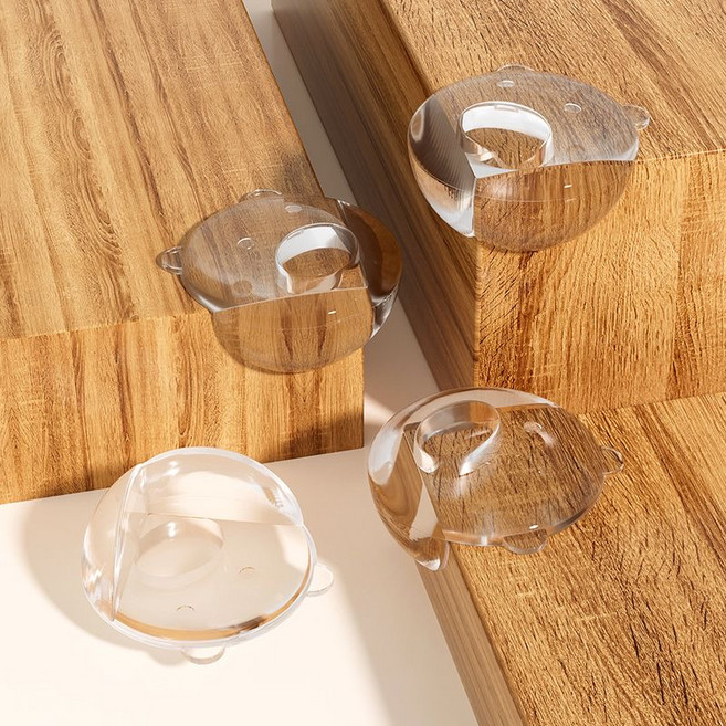 올위듀 안전 충격 방지 모서리 코너 보호대, 10개, 투명