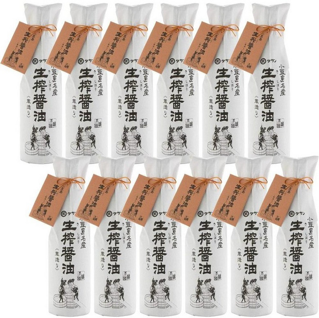 타케산 자연 발효 신선 압착 간장 720ml x 12병 쇼도시마 특산품, 사이즈