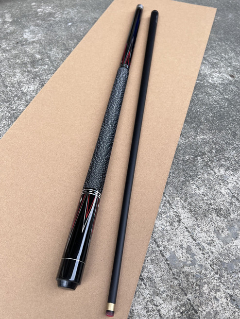 카본 파이버 당구 큐대 스누커용 10mm 헤드 경량 고급 큐가방 포함 탄소 큐대, 1개, 1T6블랙테크소형헤드10mm