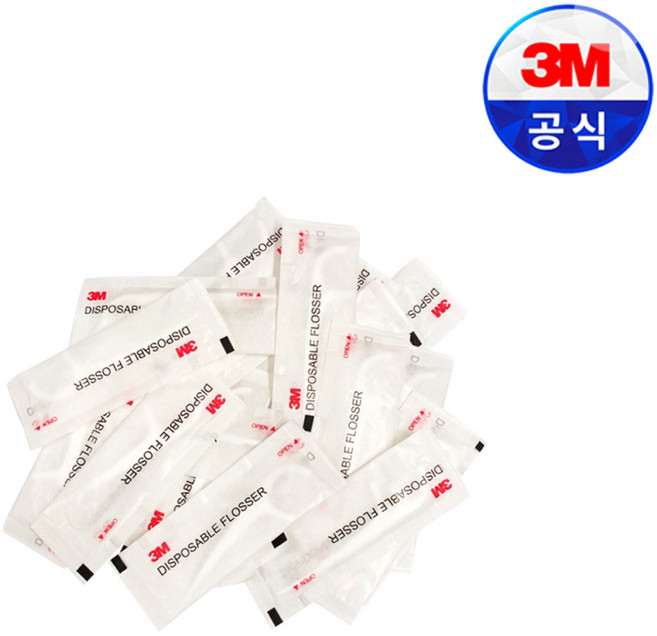 쓰리엠 파인 슬라이더 일회용 치실, 1개입, 500개