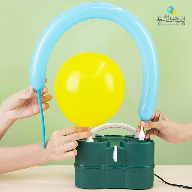 자동 풍선 펌프 2구 풍선 부는 기계 풍선 인플레이터 공기 주입기, 다기능 HF-688PLUS 인플레이터(2구)