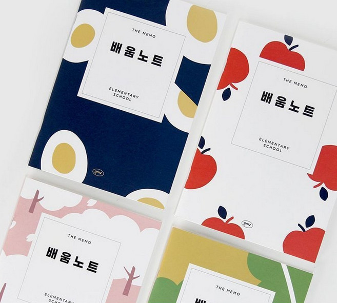 초등 배움노트 알림장 초등학생공책, 리프