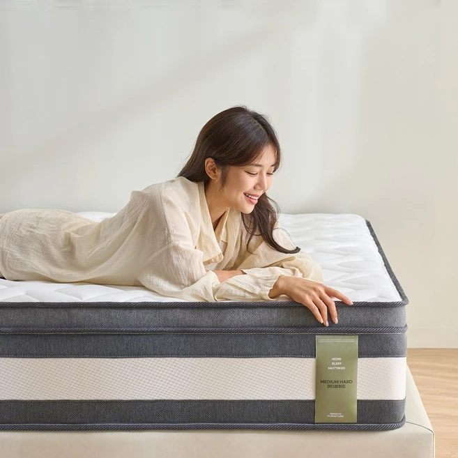 삼익가구 코어탄탄 모어슬립 하드 컴포트 코어 스프링 매트리스 S SS Q K, 320mm - 쿠팡