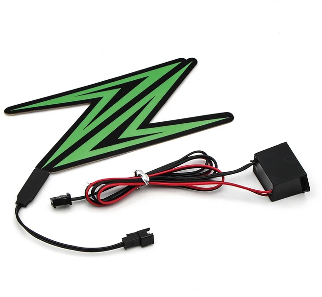 가와사키 Z 250 300 400 650 750 800 900 1000 Sx 야간 라이딩 신호 램프 야광 스티커 콜드 깜박이 스트라, 01 Luminous Sticker