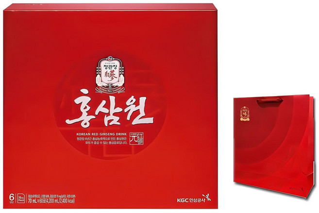 정관장 홍삼원 70ml 60포, 1개, 4.2L