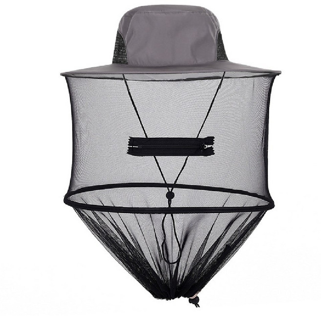 밀리센치 양봉모자 벌초모자 방충망 모자 해충 차단모자 1+1, 2개, 5.진그레이