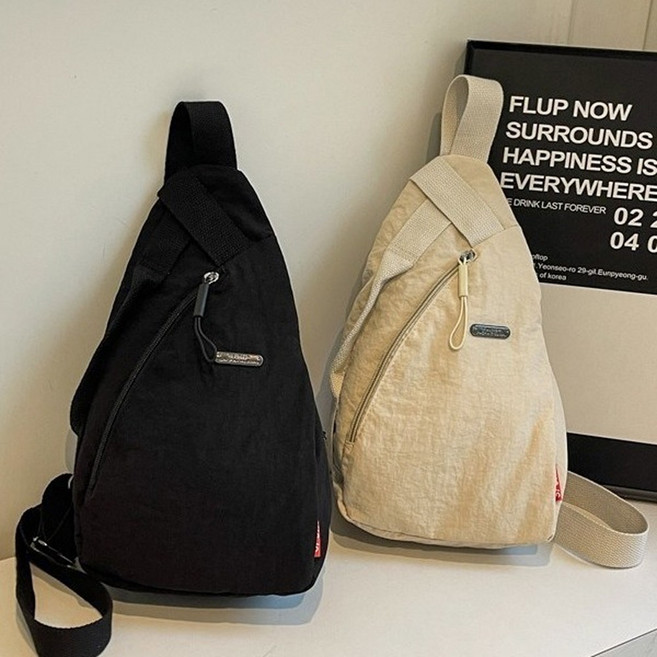 가나다라 경량 크로스 슬링백 캐주얼 심플 메신저 힙색