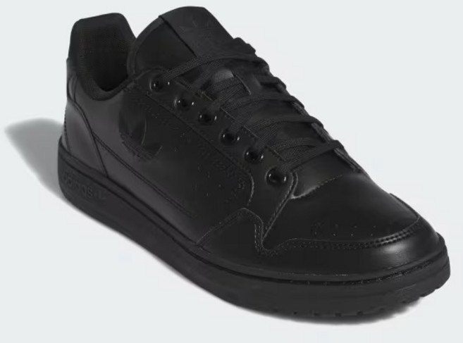 아디다스 NY 90 가죽 스니커즈 JI1897 올블랙 남자 여자 운동화 올검 깔끔한 신발