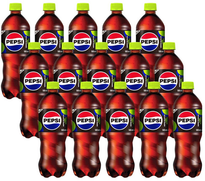 펩시 제로 슈거 라임 500ml, 15개