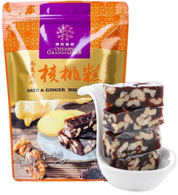 櫻桃爺爺 南棗薑母核桃糕 200g, 2個