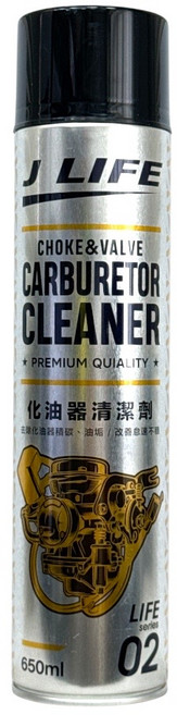 J LIFE 化油器清潔劑 去除積碳油垢 / 改善怠速不穩, 1個, 650ml