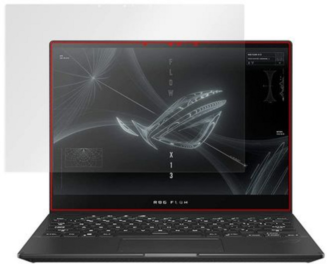 미야빅스 ASUS ROG Flow X132022용 PET제 광택 보호 필름 강화 유리 동등의 경도, 1개