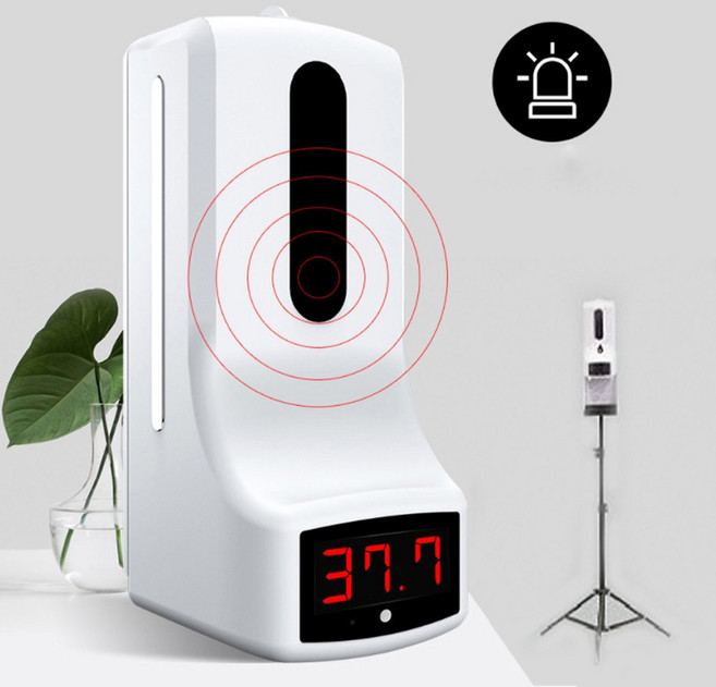 비접촉식 체온계 자동 손소독기 발열체크기 비접촉, 02.K9POR 열감지 손소독기+삼각대