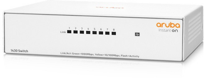 HPE ARUBA 아루바 1430 8G 기가 8포트 스위칭 허브, 고르고르다 본상품선택, 1개