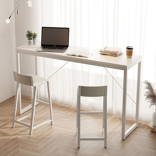 볼홈바테이블 1500 인테리어 카페 바 아일랜드식탁 3colors, 네추럴블랙.