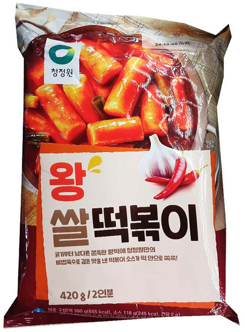 청정원 왕쌀떡볶이(냉장), 1개, 420g