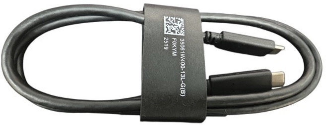 (Dell) USB3.2 Gen2 C to C 100W 5A 10Gbps (1M), 1m, 1개