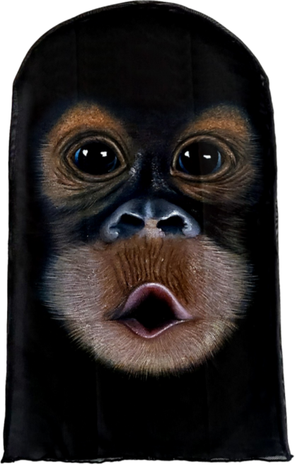 베르트폴 원숭이 가면 마스크, 1개, 블랙