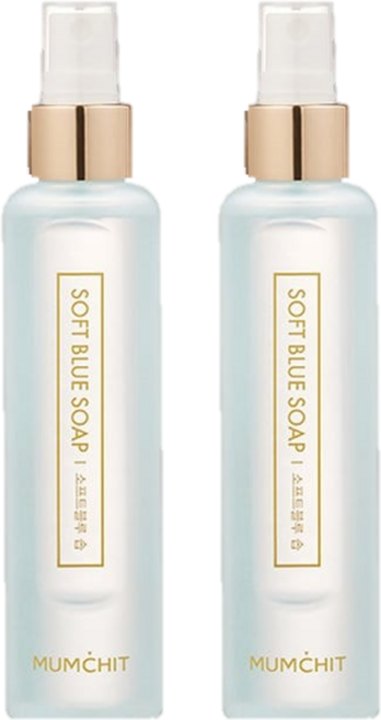멈칫 헤어 앤 바디미스트 소프트블루 솝, 105ml, 2개