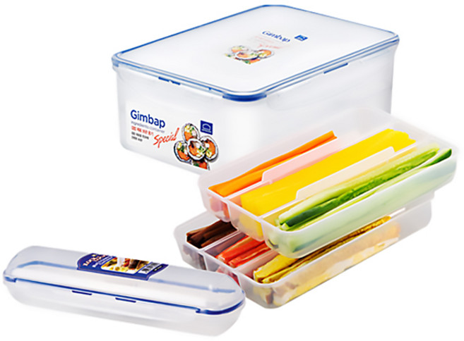 락앤락 김밥재료 보관용기 2.6L, 2개, 단품