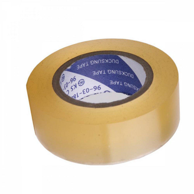 CheChe 덕성 투명 전기 절연 테이프 19mm x 10M 전기절연테이프 전기테이프 절연테이프 검정테이프 전선테이프 전기테잎 배선용테이프 PVC테이프, 1개