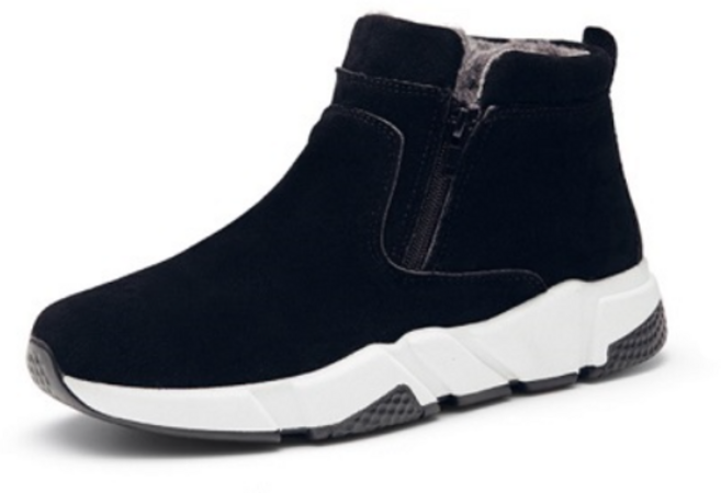 올굿 남성 방한화 겨울 털 운동화 앵클 부츠