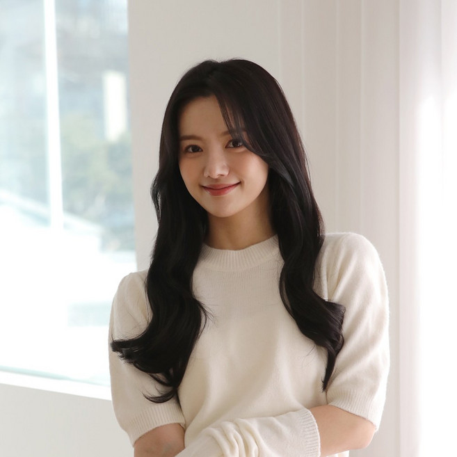 픽앤웨어 여성 고열사 패션 U자 반가발 루즈웨이브, 내츄럴블랙, 1개