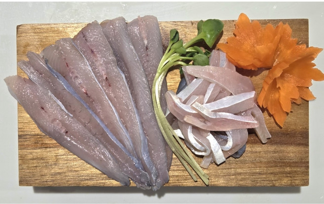 [먹깨비](산지직송) 남해안 손질 병어 횟감 구이 조림 세꼬시 냉동, 1개, (급냉)횟감병어300g