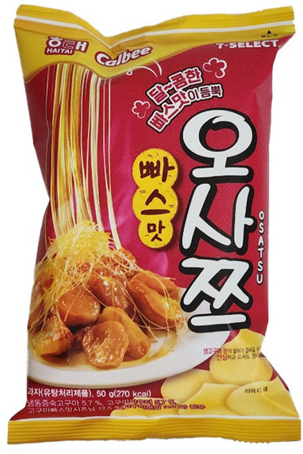해태 오사쯔 빠스맛, 5개, 50g