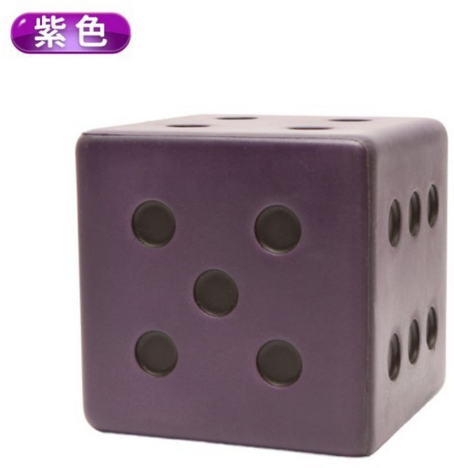 群 大PU骰子 彩色安全骰子 15cm 減壓骰子 感覺統合教具 台灣製造, 紫色, 1個