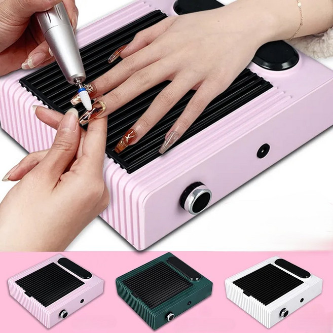 80W 네일흡진기 가루 먼지 흡입기, 1개, 핑크