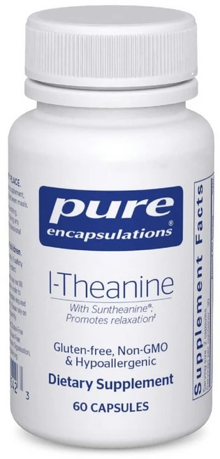 Pure Encapsulations L-테아닌 아미노산 보충제 60 캡슐, 60정, 1개 - 쿠팡
